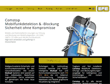 Tablet Screenshot of efe-gmbh.de
